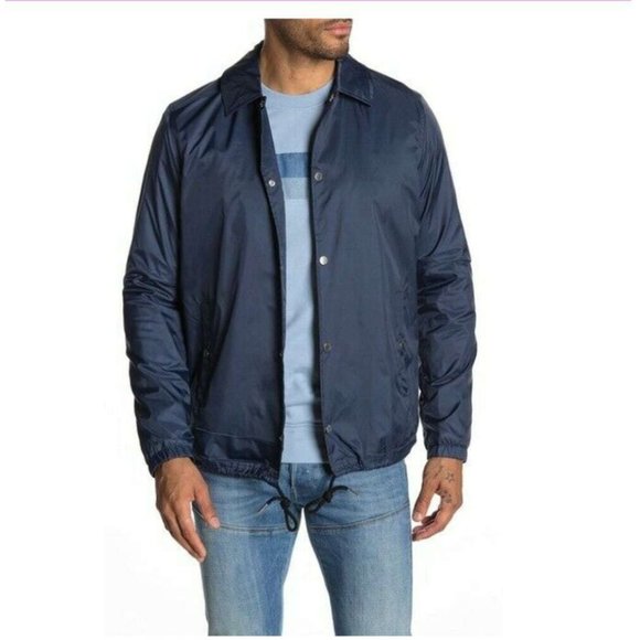 Slate and Stone Men's Windbreaker Jacket Navy M - Picture 1 of 7